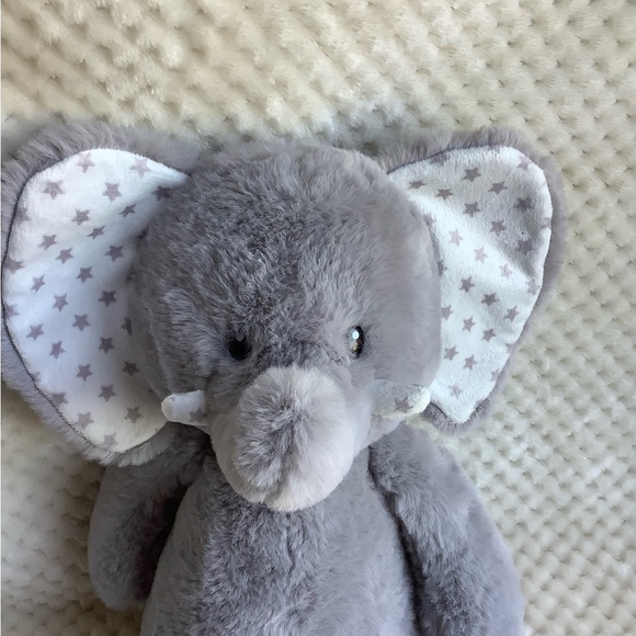 Worlds Softest Plush Grey Elephant Beverly Hills Teddy Bear Co Stuffed Animal - Picture 4 of 12